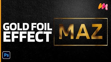 How to create gold foil effects in photoshop