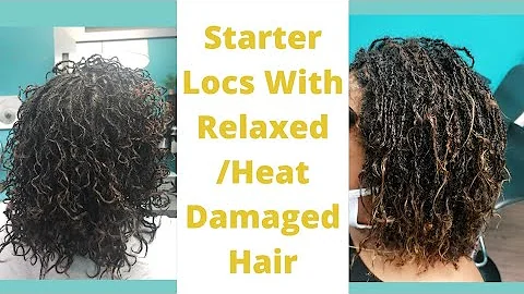 Starting Locs With Relaxed/ Heat Damaged Hair: Here's What To Expect