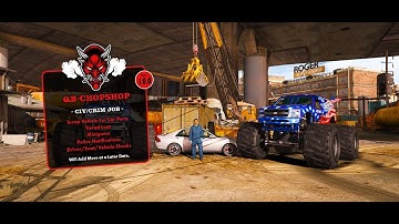 QBCore | qb-chopshop by INIGHTM4R3#0001 - Script Preview