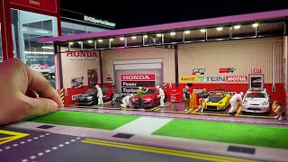 Honda Service Garage 1/64 Diorama | Hotwheels Diorama