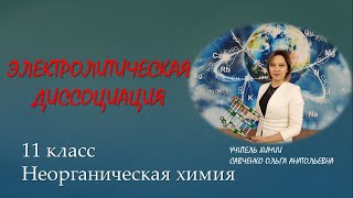 Электролитическая диссоциация