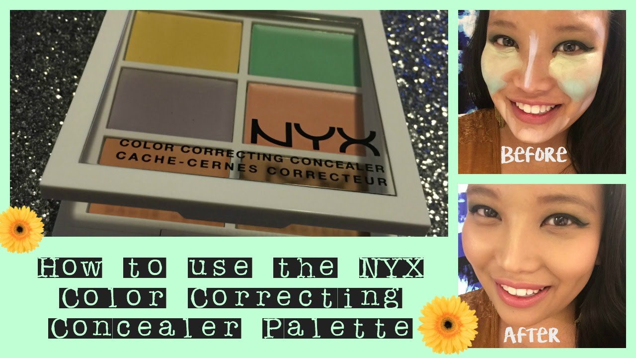 How To Use The NYX Color Correcting Concealer Palette Get A