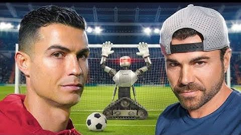  Ronaldo vs My Unbeatable Goalie Robot⏳#follow me 