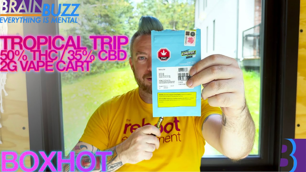 50% THC + 35% CBD 2g Vape Cart: Tropical Trip by BoxHot Cruise Control
