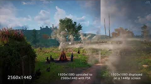 AMD Fidelity FX Super Resolution (FSR) on Any Game. Link to guide is in the Description.