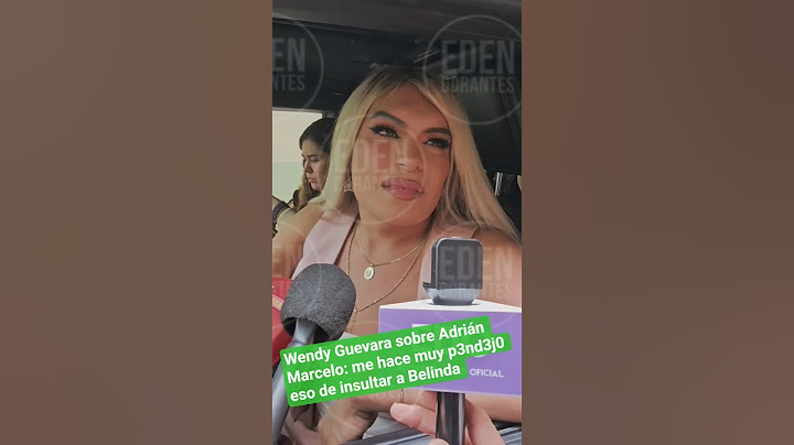 Wendy Guevara sobre Adrián Marcelo: se me hace muy p3nd3j0 eso de insultar a Belinda