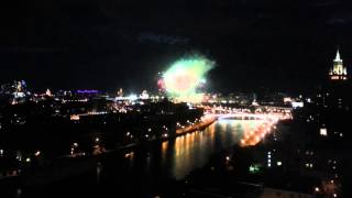 Салют на День Города Москва 2014 с крыши