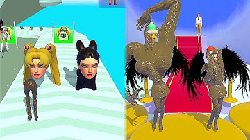 Build A Queen Run Gameplay Walkthrough Very Satisfying ASMR Android Gameplay 61