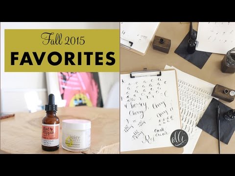 fall favorites 2015