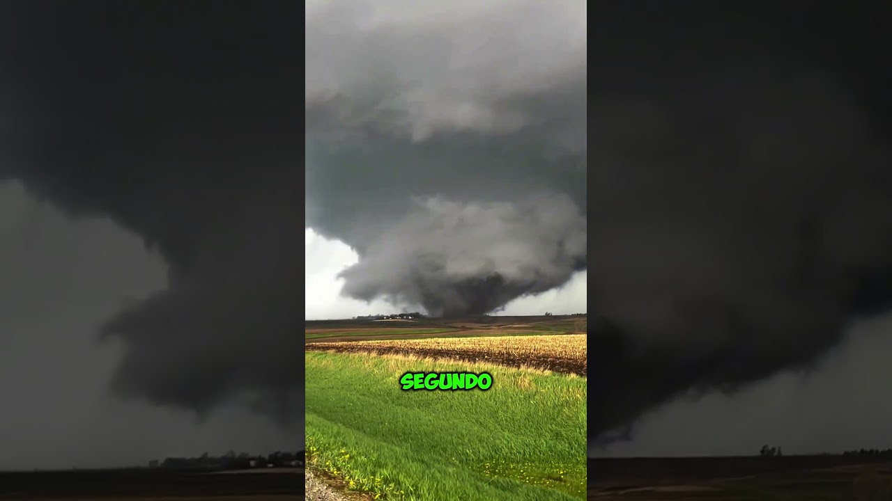 ELE FILMOU UM TORNADO VINDO NA DIREÇÃO DELE! 😱🌪️ #curiosidades #incrível