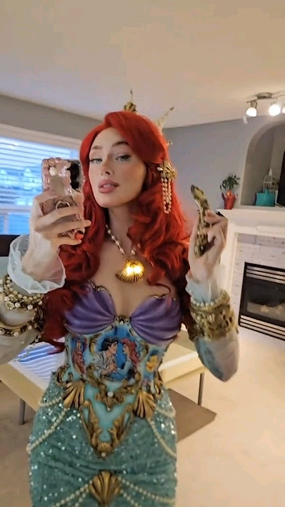 Hadmade Mermaid Design 🧜‍♀️ #mermaid #ariel #thelittlemermaid #siren #mermaidcostume #cosplay