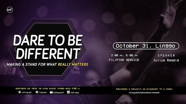 Dare To Be Different | Julius Rayala