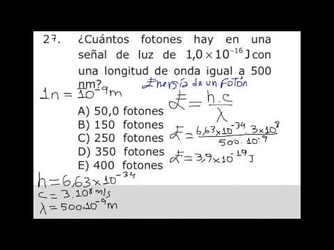 Video: ¿Cómo se calcula la frecuencia de emisión de un fotón?