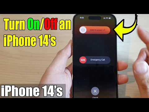 How to Turn On/Off an iPhone 14's / 14 Pro Max/Plus - YouTube