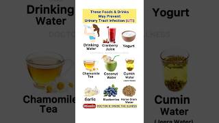 These Foods & Drinks May Prevent UTI💧🫐#urinarytractinfection #shorts #uti #healthyfood #hydration