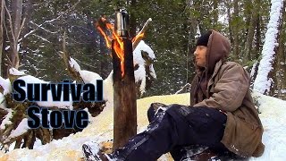 Survival Stove Canadian Candle / Swedish Torch