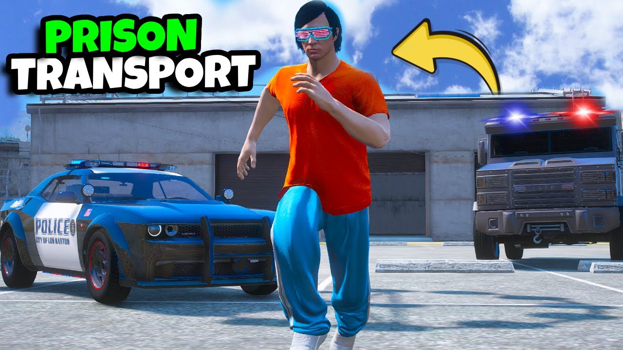 Breaking Criminals out PRISON in GTA RP - YouTube