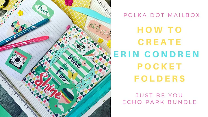POCKET FOLDERS TUTORIAL create an A5 Traveller's Notebook from a single ERIN CONDREN PETITE PLANNER