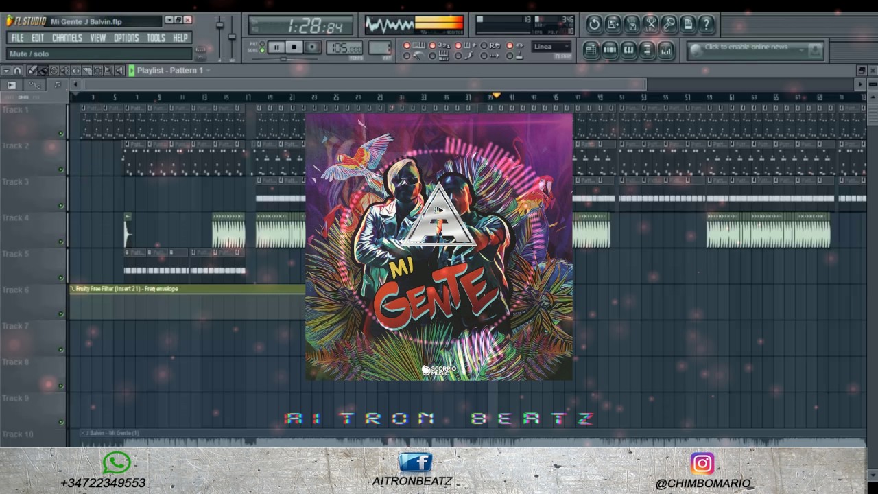 Mi Gente -J Balvin, Willy William Remake Instrumental | By Aitron Beatz