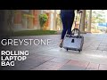 Stylish Greystone Alligator Rolling Briefcase for Women | Perfect for Work, College &amp; Travel