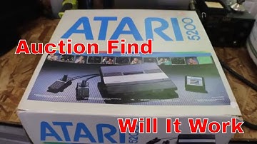 Auction Find Atari 5200 Still In The Box / Will It Work /