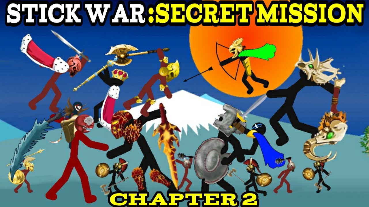 Stick War:Secret Mission | Griffon Lava, Stone Giant, Atreyos, Xiphos , Kytchu, King Zarek Chapter 2