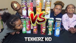 TEAM PRINGLES CHALLENGE! *NEW ROTTEN FISH FLAVOUR??