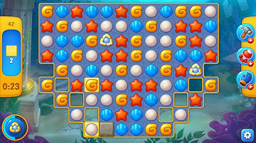 🐠🐡 Fishdom Level 42. Gameplay Walkthrough