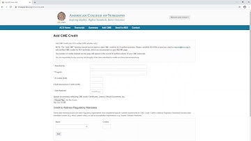 MyCME: Add CME Function
