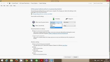 Windows 8.1 How to change what the power button does on your computer