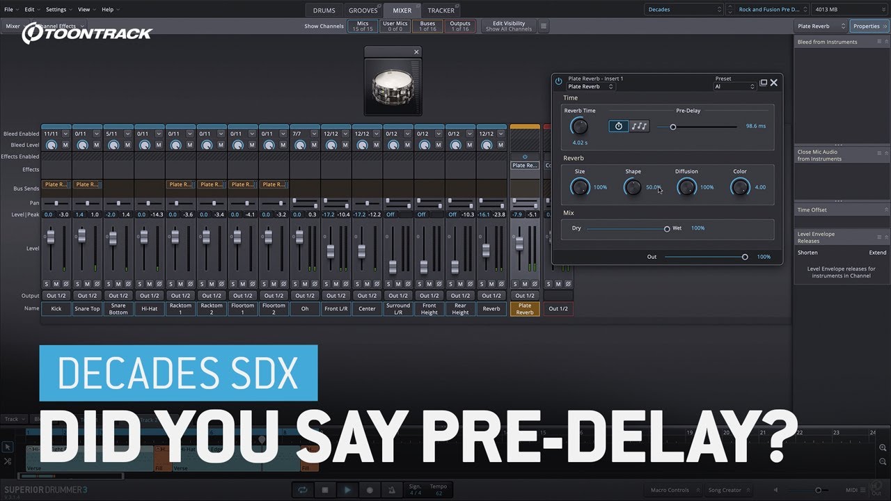 Decades SDX – Did You Say Pre-Delay?