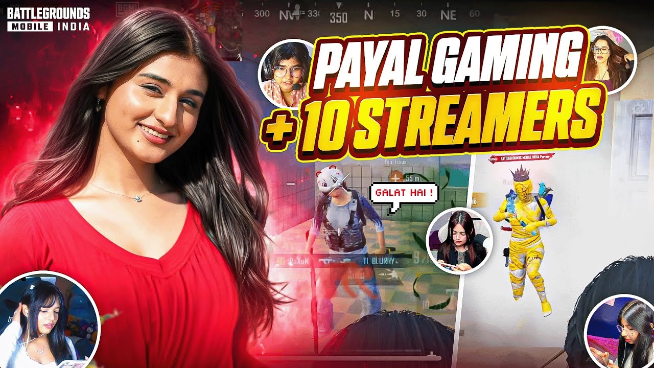 Payal Gaming & 10+ Streamer’s 🔥 Got Defeated And REPORTED Me‼️| Fastest 1vs4 Clutches | BGMI