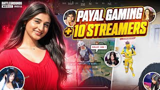 Payal Gaming &amp; 10+ Streamer’s 🔥 Got Defeated And REPORTED Me‼️| Fastest 1vs4 Clutches | BGMI