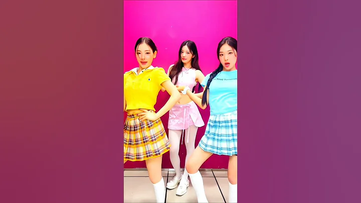 ILLIT 민주 선배님이 좋아서 빌려온 체리가 돼🍒 #illit #minju #babydontcry #fgirl_challenge