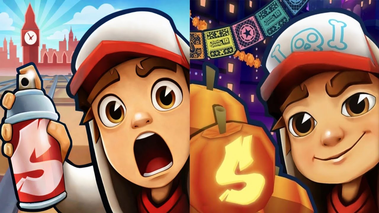 Subway surfers : London 2026 🆚 Mexico [ Helloween] 2025 Map Comparison 