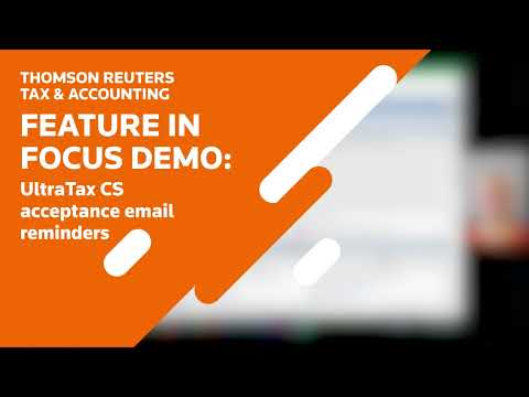 Feature in Focus Demo: UltraTax CS acceptance email reminders