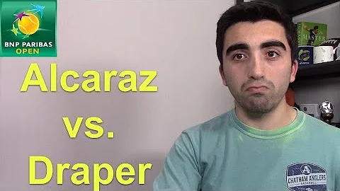 Alcaraz vs. Draper Indian Wells 2023 R16 | Post-Ma...