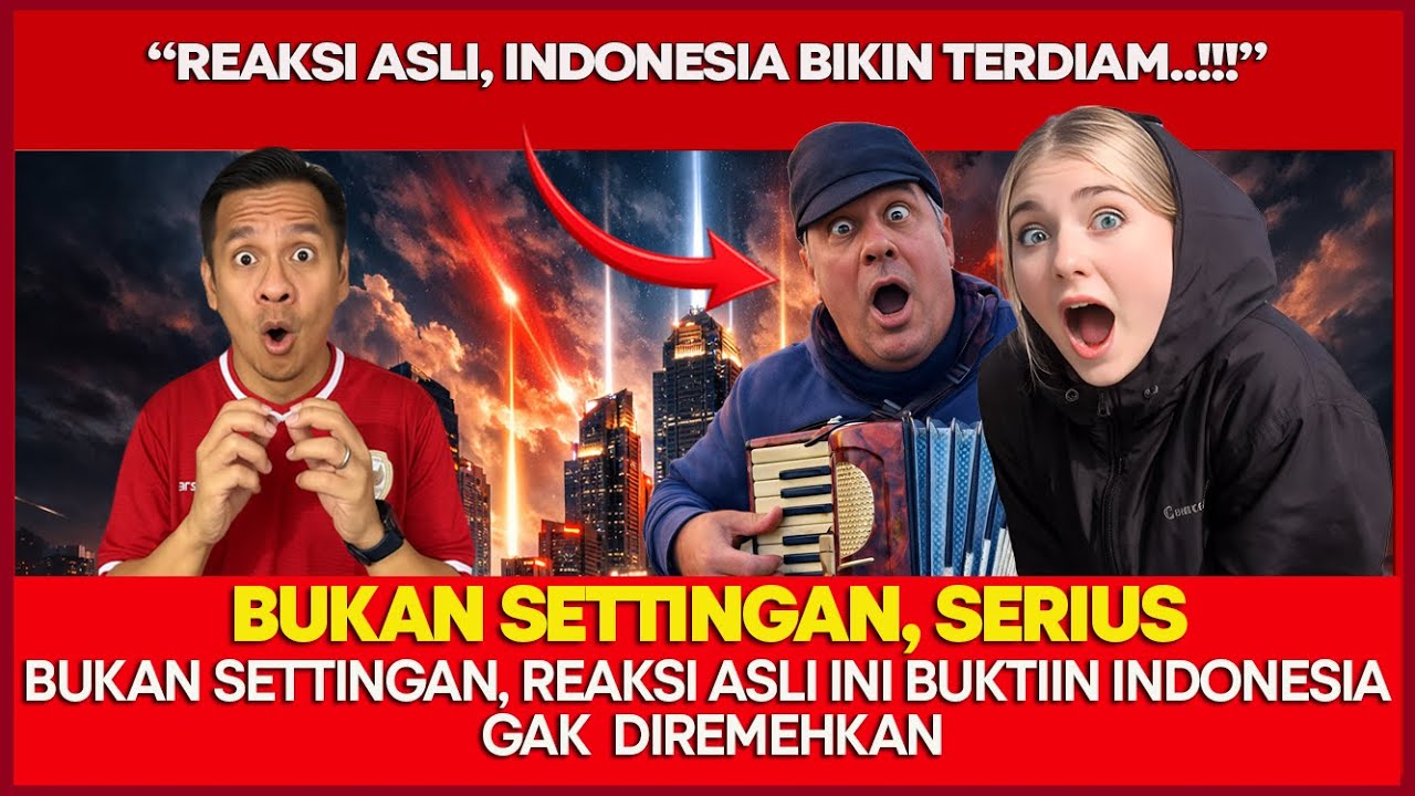 BUKAN SETTINGAN! REAKSI INI BUKTIIN INDONESIA GAK BISA DIREMEHKAN