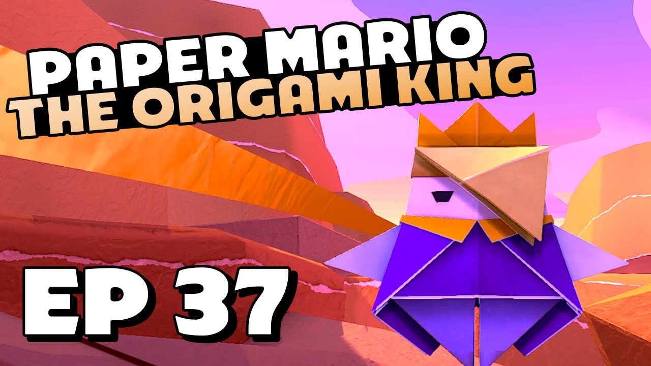 KING OLLY ATTEMPTS MURDER! - Part 37 - Paper Mario: The Origami King 100% Walkthrough