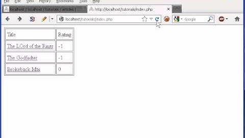 Voting System with PHP / MySQL (Part 7 of 9)