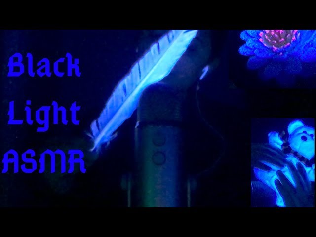 💜BLACK LIGHT ASMR 💜(Tapping, Mic Brushing, Etc.)