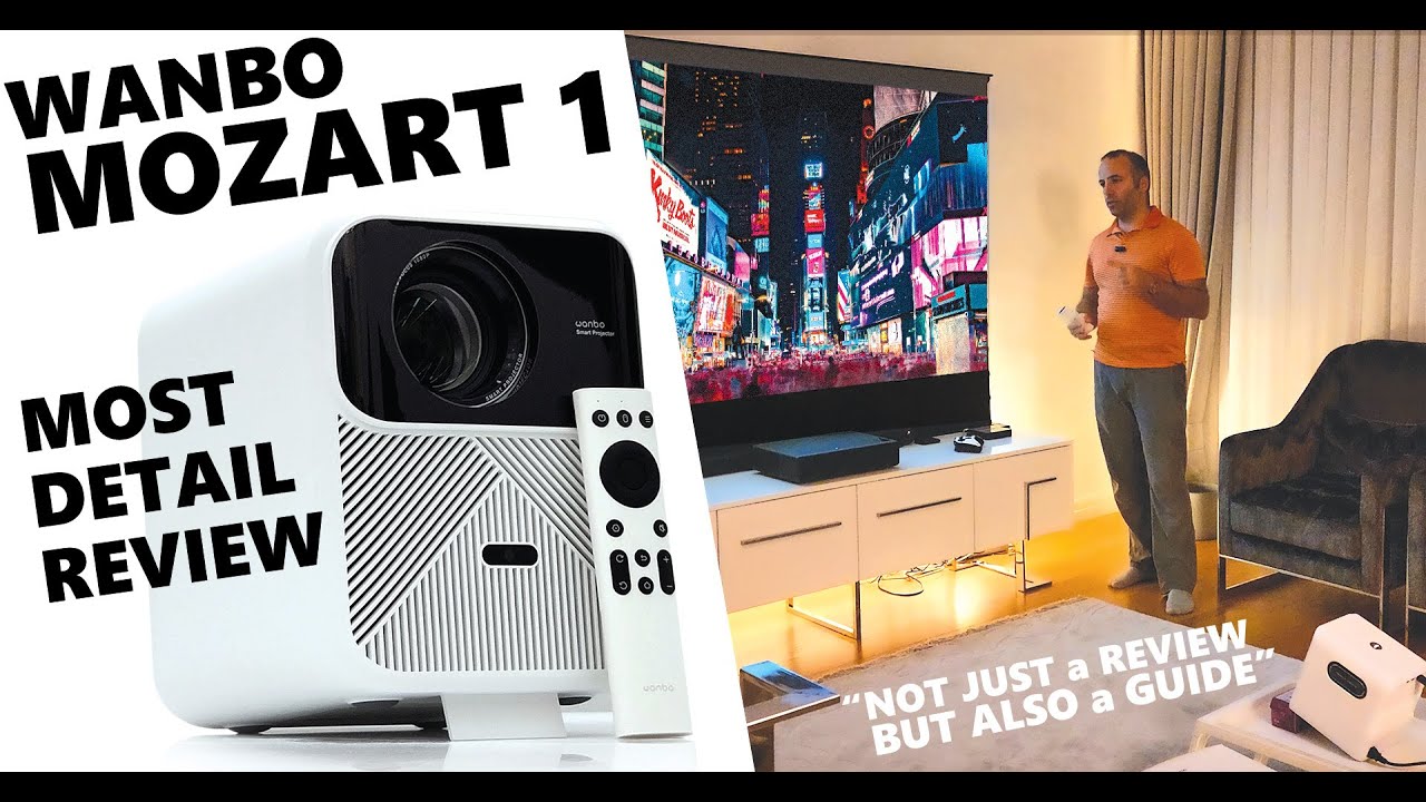 Wanbo Mozart 1 HDR 10 Projector Most Detailed Review ! 