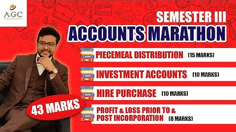 ACCOUNTS MARATHON | ACCOUNTS | SEMESTER 3 | B.COM | AADITYA GUPTA | CALCUTTA UNIVERSITY