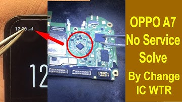 Oppo A7 no service l cph 1901 No Network coverage