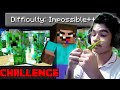 COMPLETING MINECRAFT IN DIFFICULTY IMPOSSIBLE ++ | MINECRAFT CHALLENGE | FoxInGaming