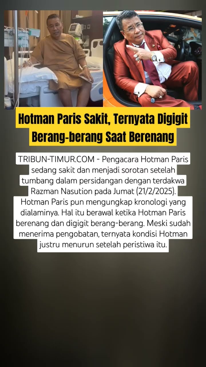 Hotman Paris Sakit, Ternyata Digigit Berang-berang Saat Berenang