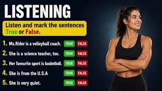 LISTENING 92 - Listening exercise for beginner learners. A1