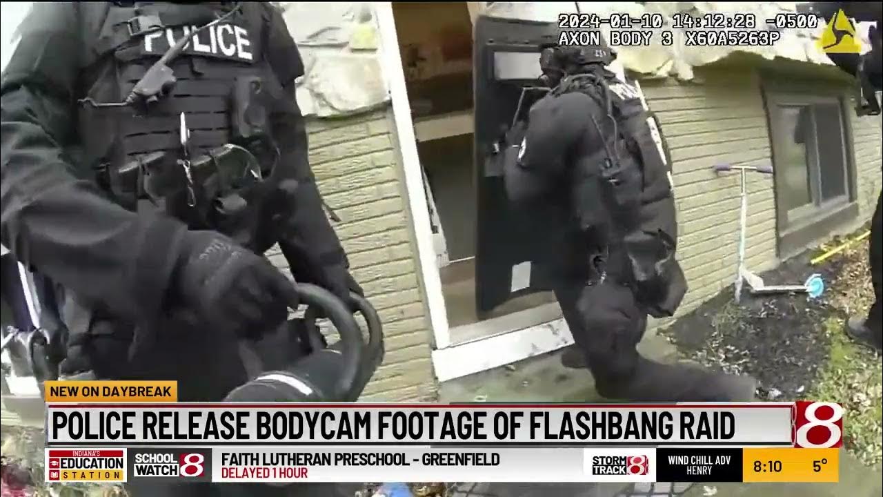 Police release video of flashbang used at Ohio home with toddler inside