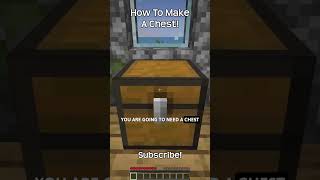 How To Make A Chest In Minecraft
