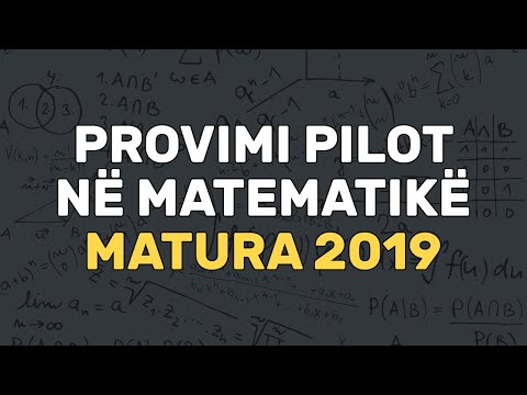 Zgjidhje e Provimit Pilot | Matura 2019 | Përgatitje për Provim | Matematikë